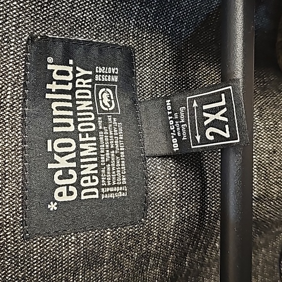 Eckō unltd. Men Denim jean jacket, Size 2XL, Color Black / Dark Gray - Picture 5 of 5